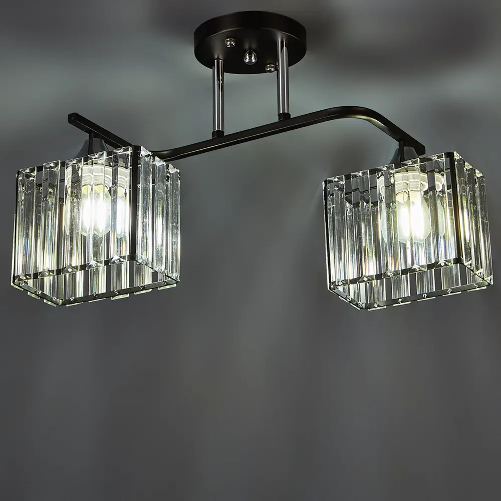 Люстра De City Акцент 2 — современная потолочная с двумя плафонами 89379154 STLM-1491534 - Вид №1