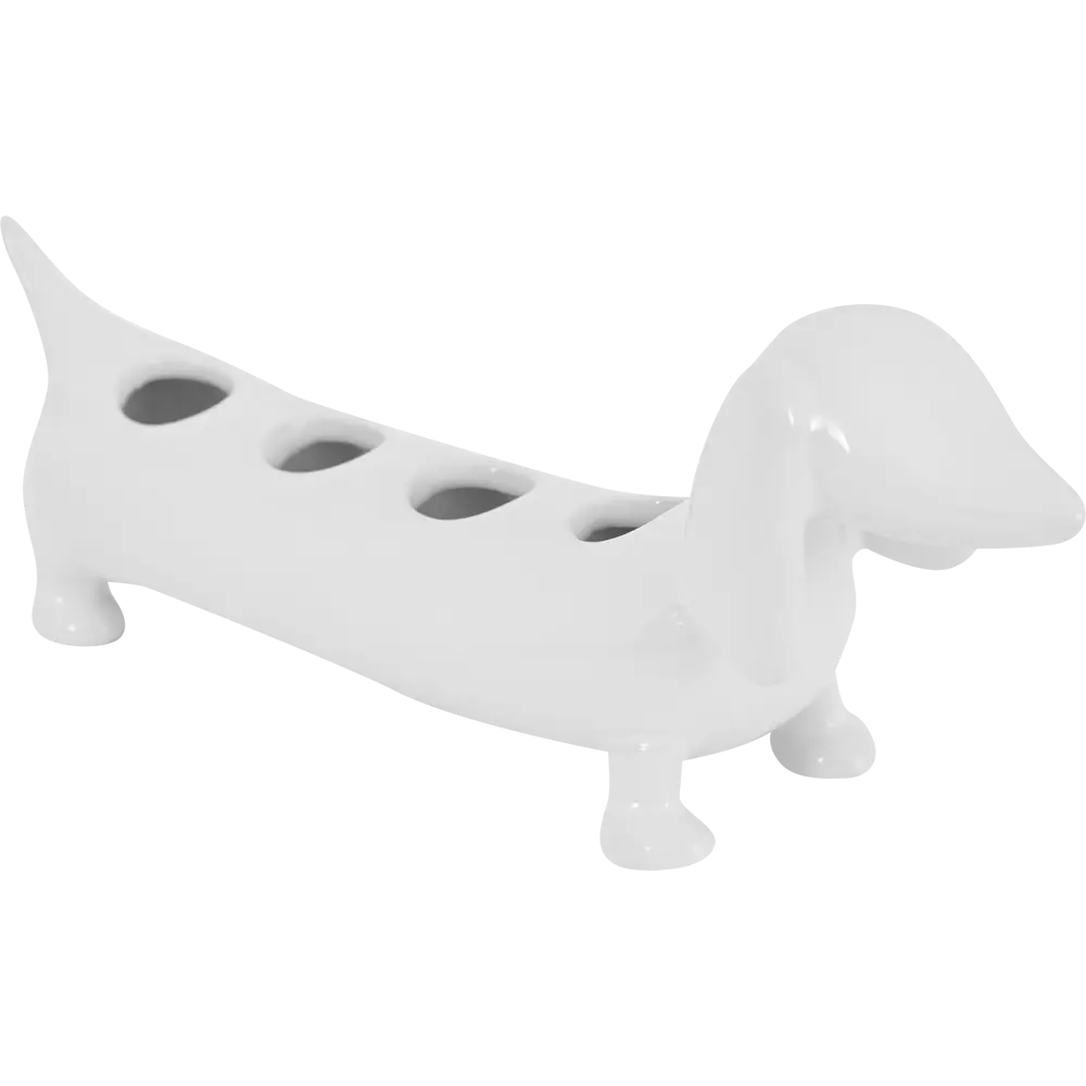 VIDAGE Держатель для щеток «Такса Жужа» — керамический декор для ванной 85104887 STLM-0058849