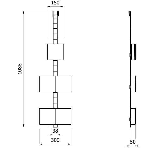 Система органайзера для душевой кабины EVER Life Design Лента ARCH-00088008 - Вид №8
