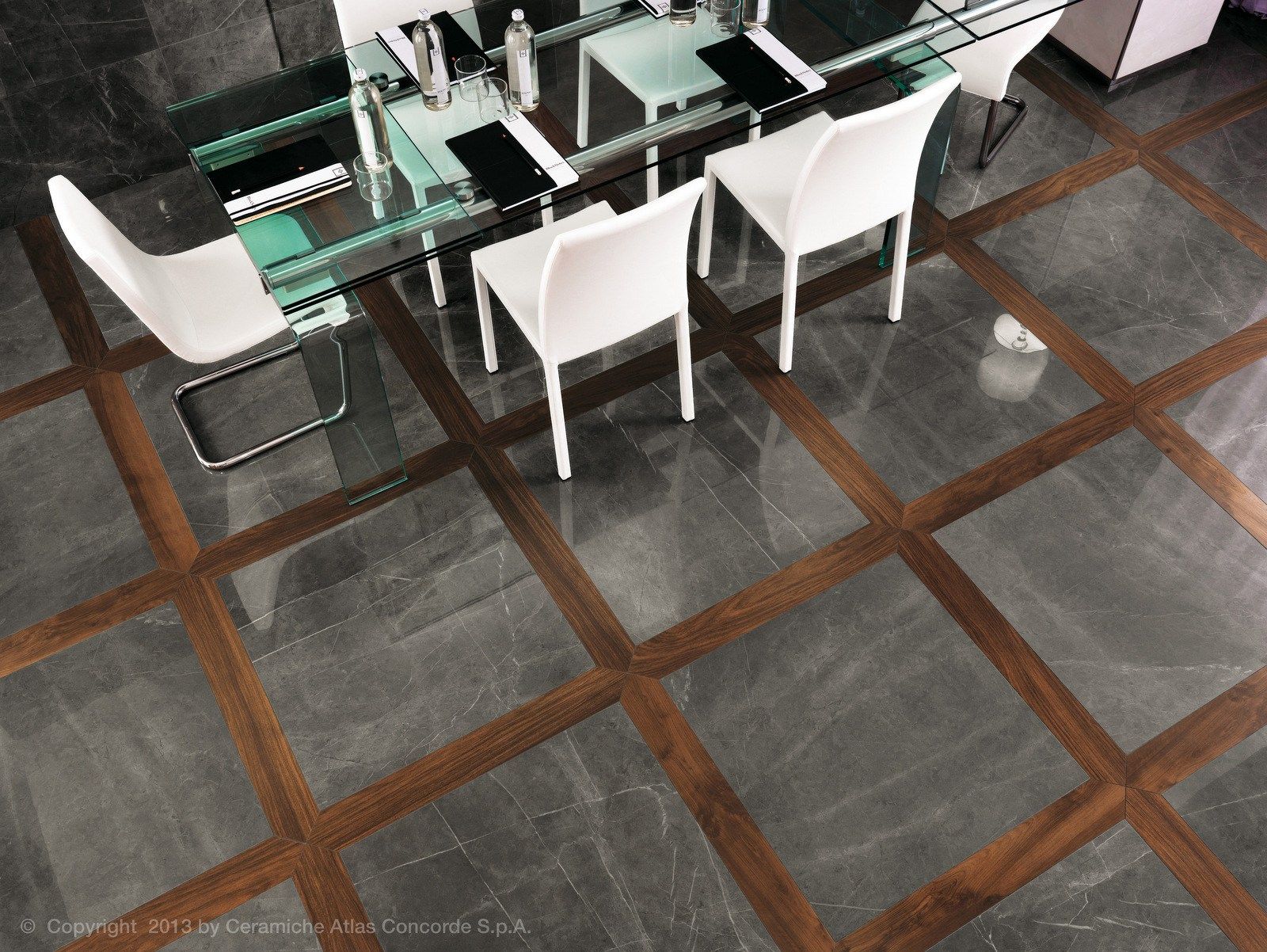 Пол из керамогранита с мраморным эффектом Atlas Concorde ARCH-00139061 - Вид №2