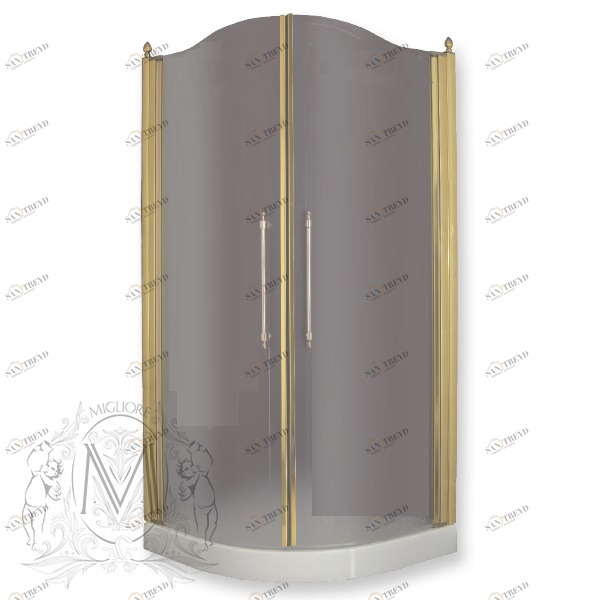 Душевой уголок MIGLIORE Diadema, 90 х 90 х 185 см, стекло прозрачное ML.DDM-22.791.TR.DO