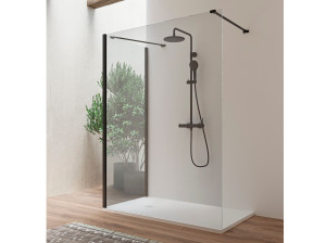 Алюминиевый и стеклянный душ