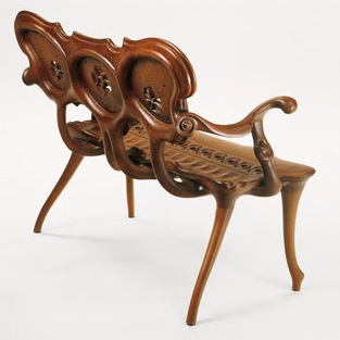 007138 Скамейка Calve BD Barcelona Design Calvet - Вид №2