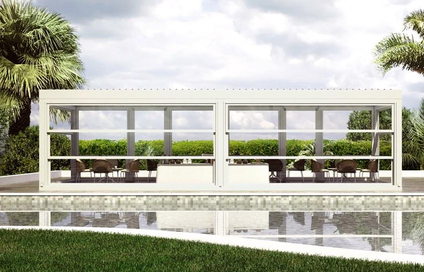 DIRELLO Самонесущая моторизованная пергола со сдвижной крышкой sun-id-1384992 - Вид №3