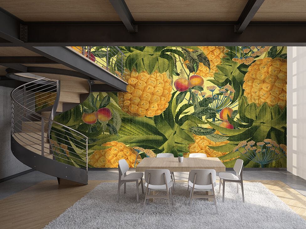 Обои с цветочными мотивами Jannelli&Volpi GIANT PINEAPPLE ARCH-00139380 - Вид №1