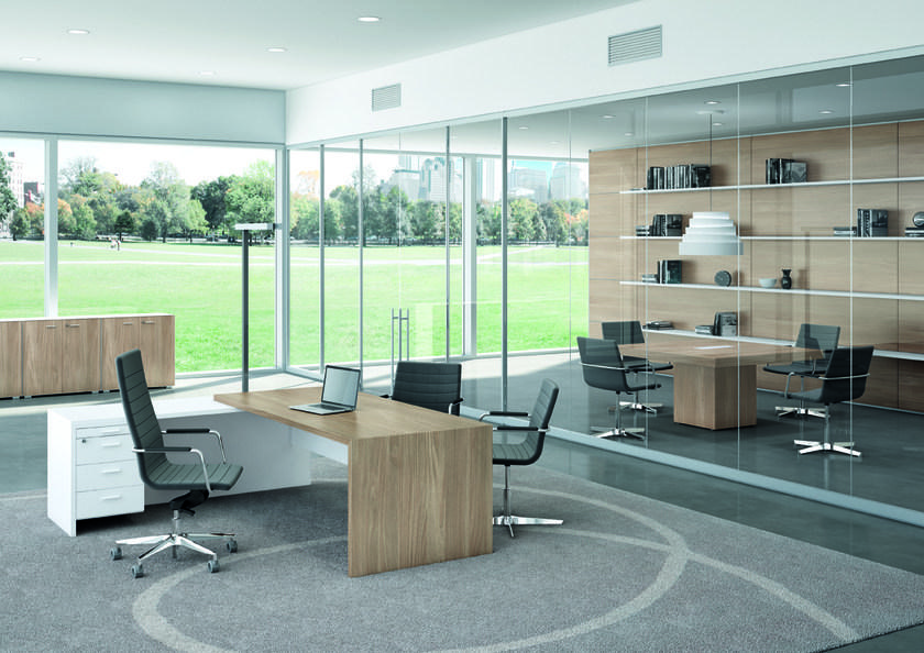 Quadrifoglio Рабочий стол со встроенной полкой T45 sun-id-1509343 - Вид №11