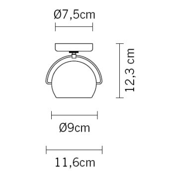 Fabbian Beluga Colour D57G13 03 настенный///потолочный 61827 - Вид №3