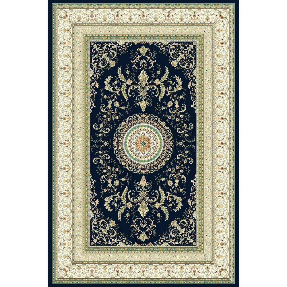 Ковер вискоза Hermitage 14377/3161 67x105 см цвет синий RAGOLLE STLM-2161058