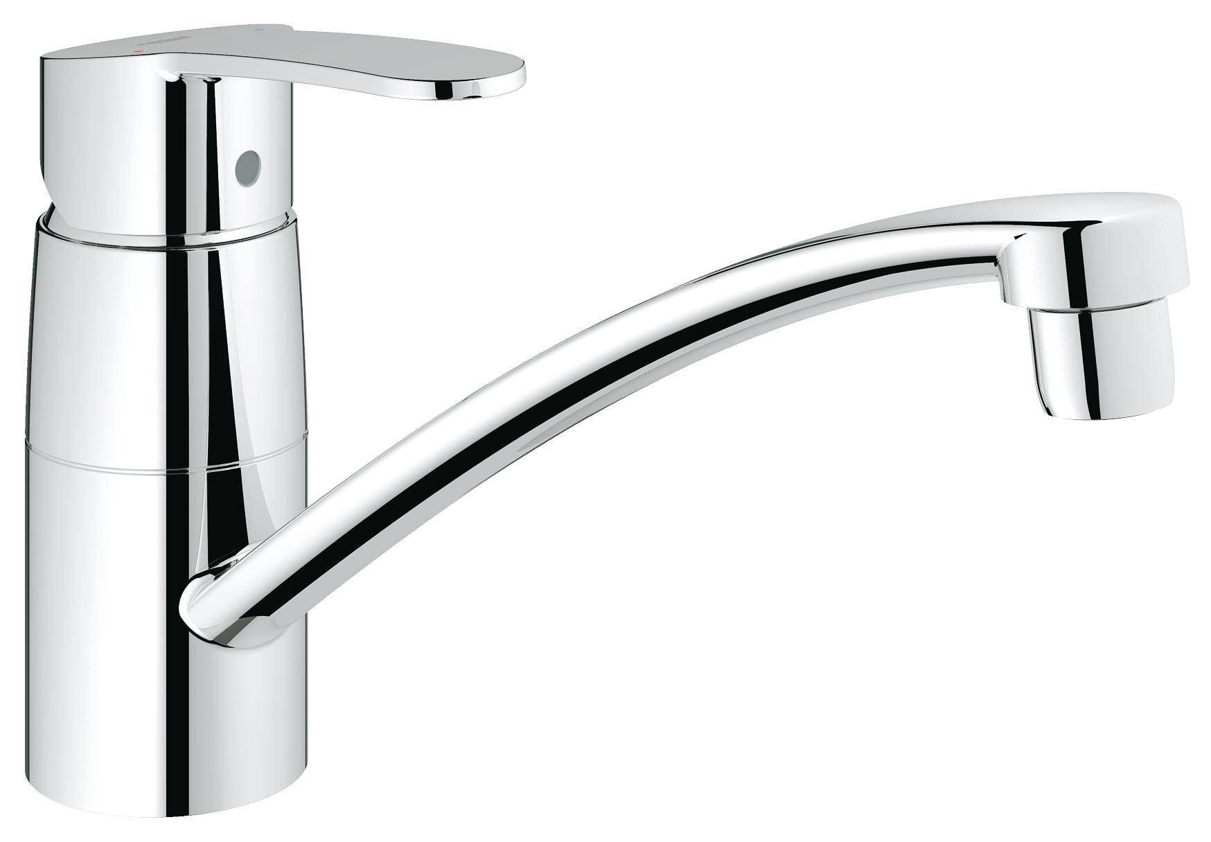 Смеситель для кухни GROHE Eurostyle Cosmopolitan с низким изливом, хром (33977002)