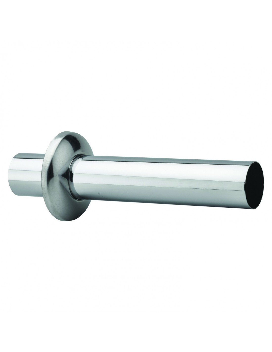 018900 000 00  Настенная розетка с розеткой для умывальника, Л. 190 мм, Д. 32 мм, хромированная латунь и нержавеющая сталь Valentin Хром 