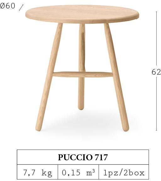 Billiani Круглый стол из ясеня Puccio 717 - Вид №1