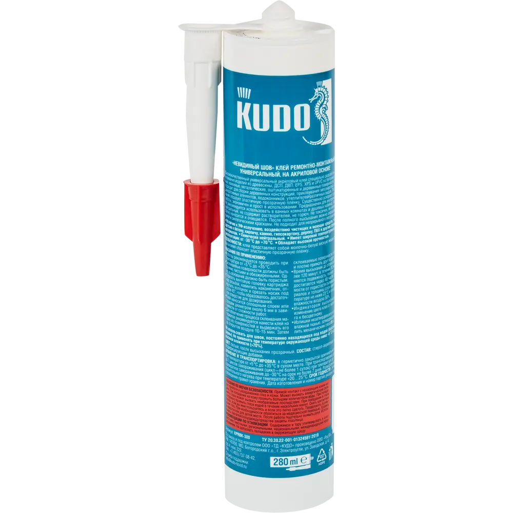KUDO Praktik — акриловый клей для незаметного склеивания дерева и ДСП 84953231 STLM-0057262 - Вид №1