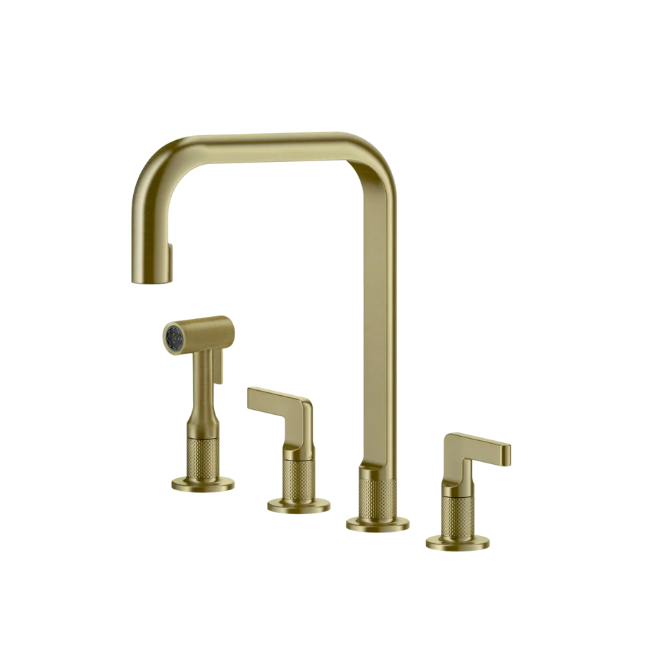 Смеситель для раковины 58703 727 Gessi Inciso ЛАТУНЬ МАТОВАЯ PVD 58703727