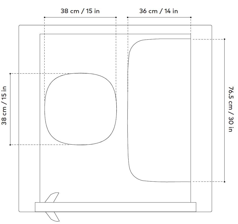 Одноместный акустическая офисная кабина Framery FRAMERY ONE COMPACT™ ARCH-00088125 - Вид №4