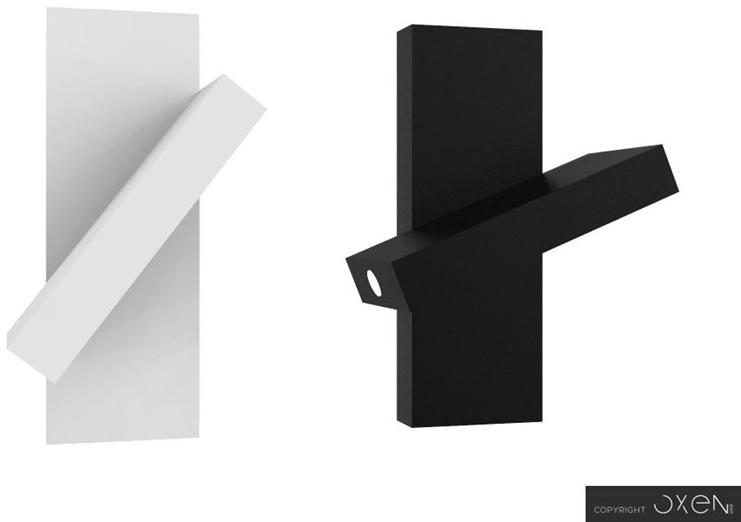 NEXO LUCE Регулируемый светодиодный настенный светильник из стали Oxen wall/ceiling lamp 7131c0 - Вид №2