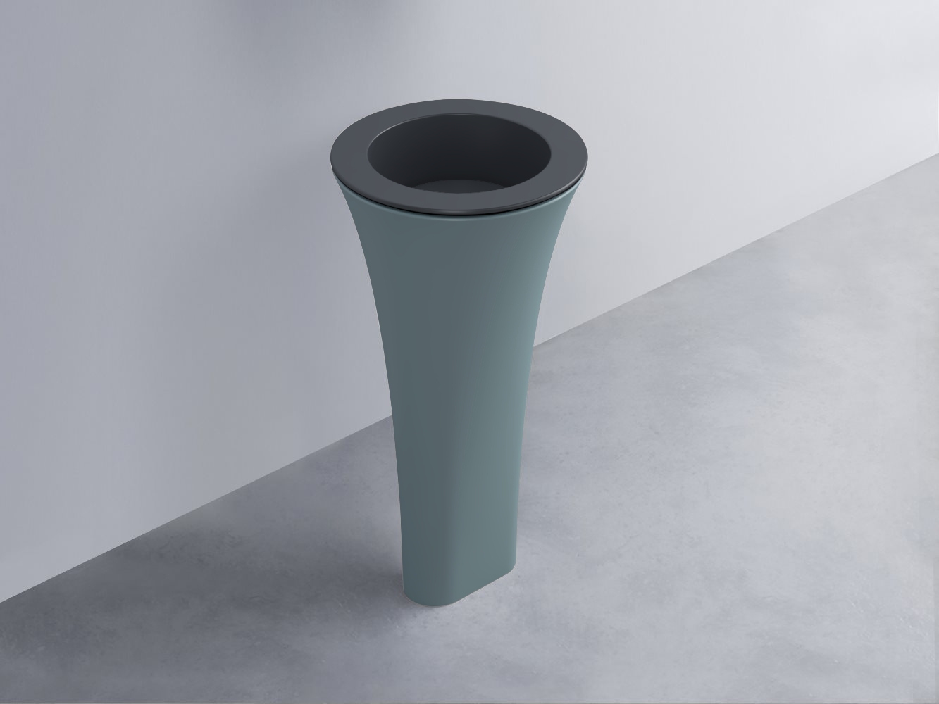 AMLA45-BA+AMPILT-BA+AMCOLT-PL Раковина Amedeo Tondo отдельностоящая cielo Enjoy + Amedeo Ceramica Cielo