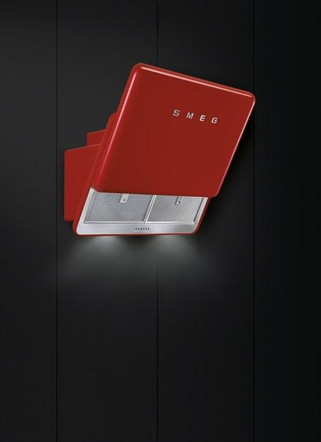 Smeg Выдвижная вытяжка из нержавеющей стали со встроенным освещением Smeg 50's style Kfab75cr  - Вид №8