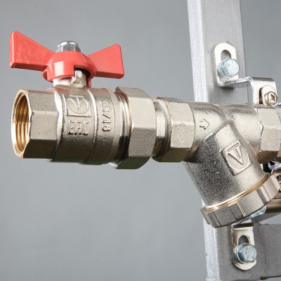 VT.GPM.05S04.R8 Узел этажный для поквартирного учета тепловой энергии Valtec 3/4", 8 вых., ввод справа  - Вид №7