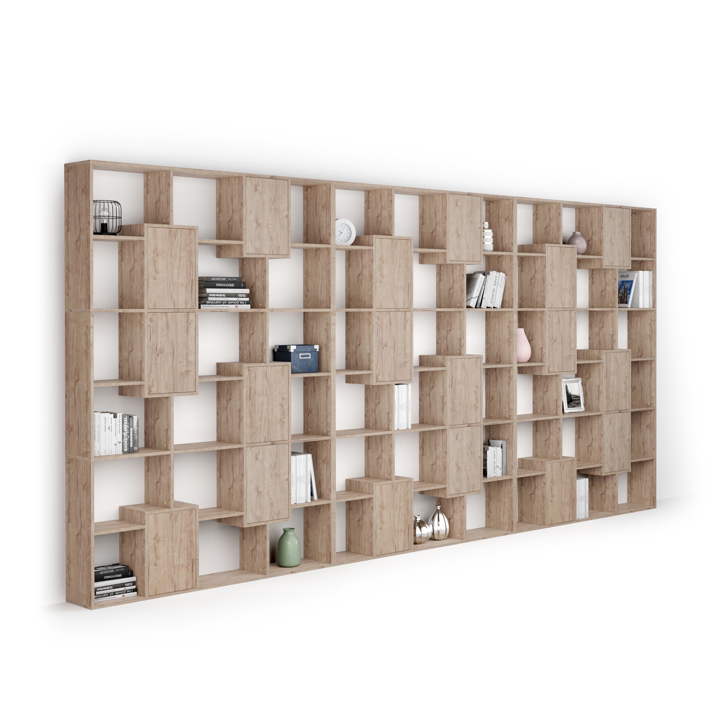 Настенный книжный шкаф из меламиновой ткани Mobili Fiver IACOPO ARCH-00104548 - Вид №20