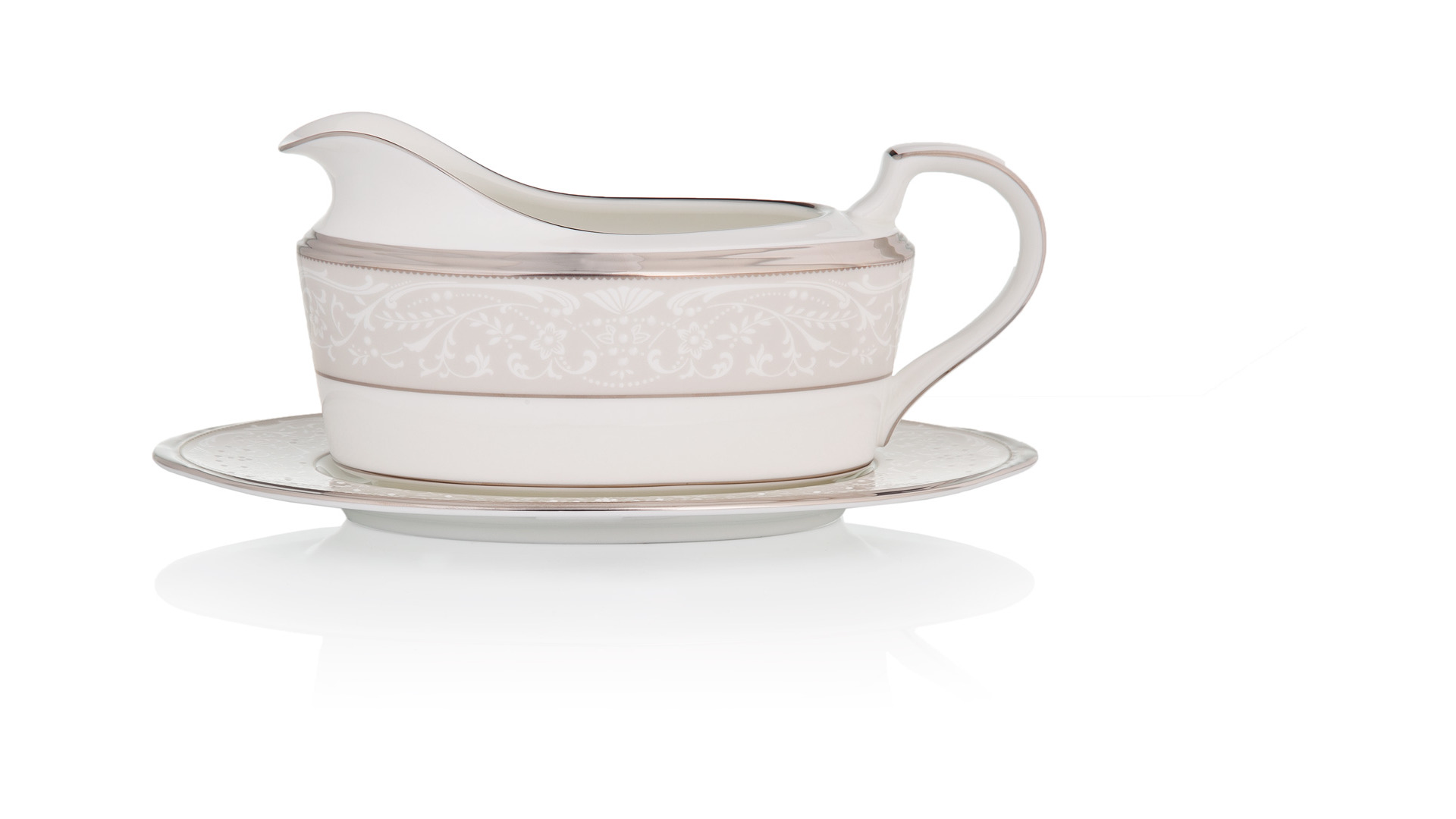 10676105 Noritake Сервиз столовый Noritake Серебряный дворец на 6 персон 21 предмет, фарфор Фарфор костяной  - Вид №6