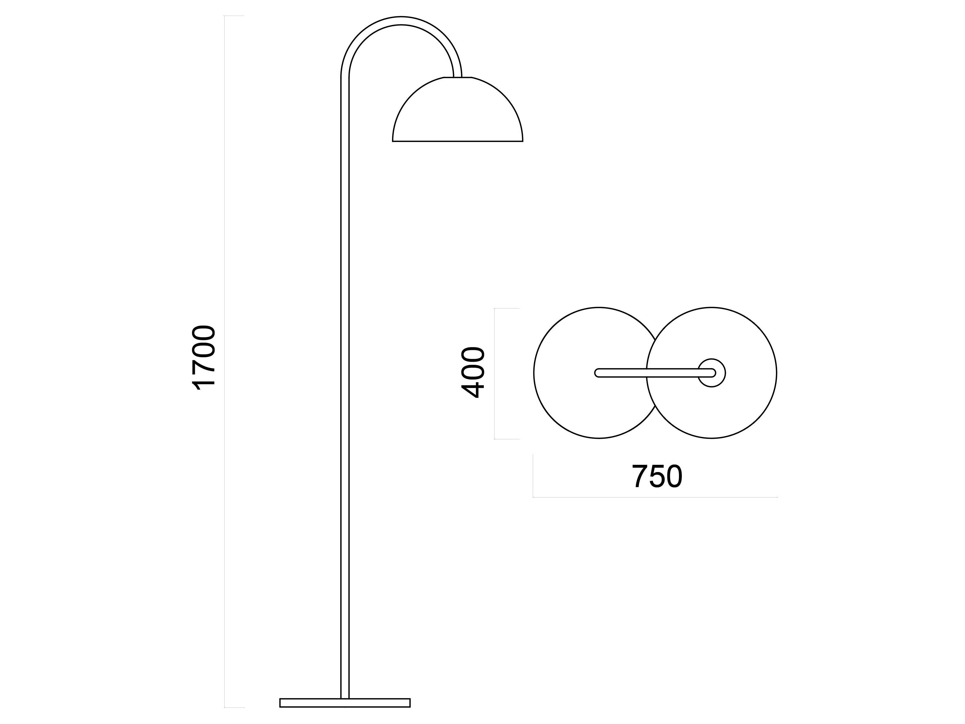 Светодиодный торшер WayPoint Cassis ARCH-00070777 - Вид №6