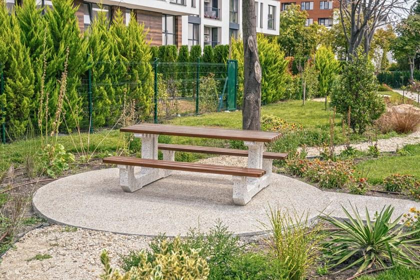 ENCHO ENCHEV - ETE Стол для пикника из бетона и дерева  219  - Вид №1