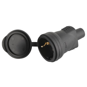 Влагостойкая розетка Duwi с защитной крышкой для улицы 86245419