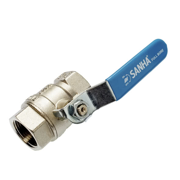 18800MS1 SANHA 8800MS кран шаровый, ВР, латунь 1 мм  - Вид №1