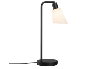 Регулируемая настольная лампа из дутого стекла и металла