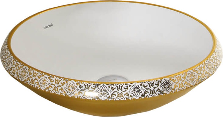 Умывальник Mono Damask Gold Ø 45 см / MN045.00030 Mono Creavit - Вид №1