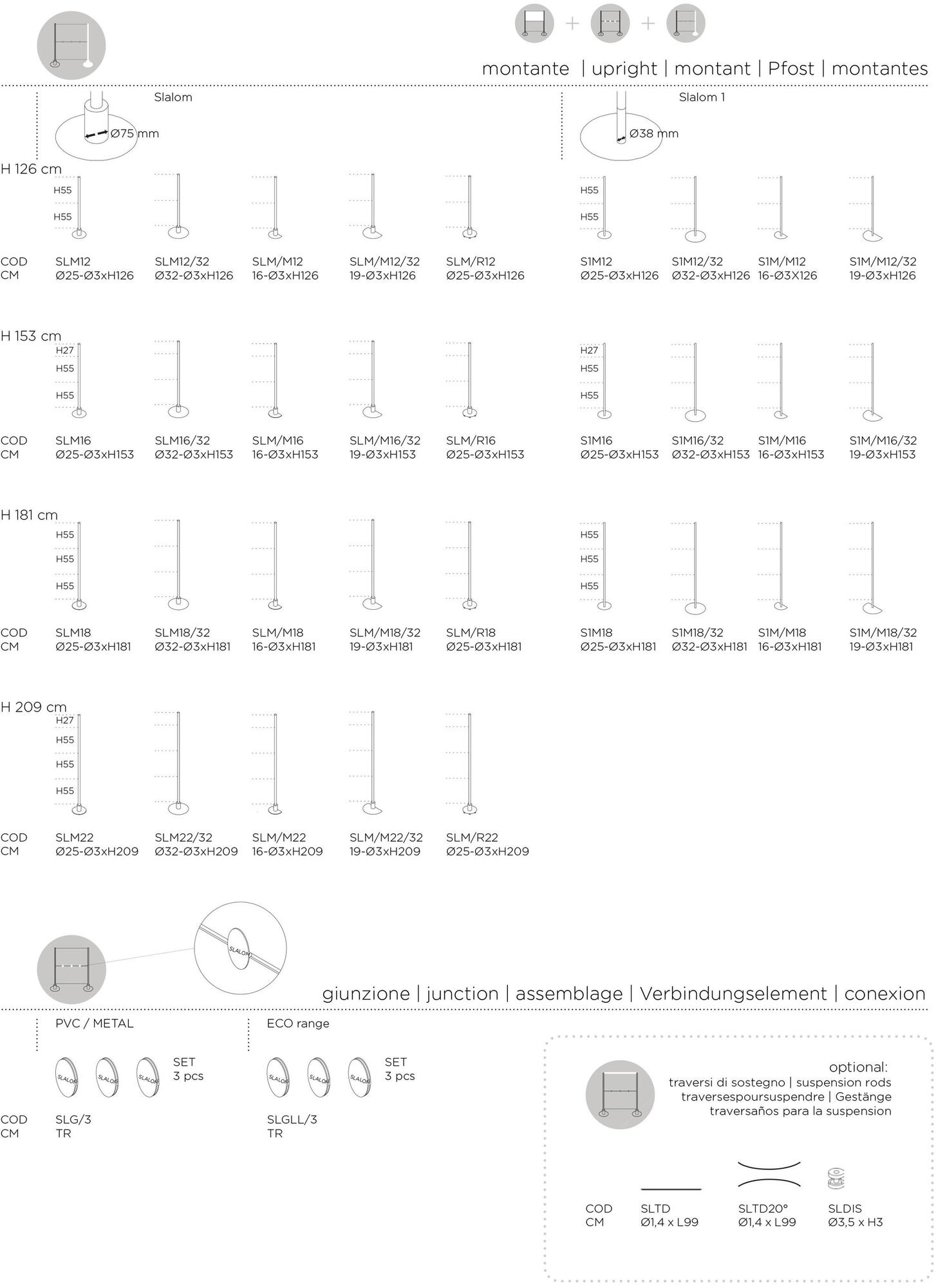 Slalom Отдельно стоящая офисная перегородка из алюминия и пвх Partition system sun-id-1367672 - Вид №9