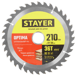 Диск пильный STAYER 3681-210-32-36_z01 9107768