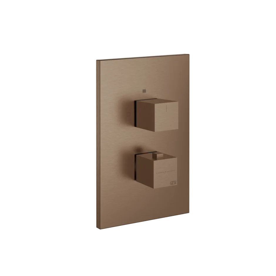 Смеситель для душа 20184 708 Gessi Rettangolo k МЕДНЫЙ МАТОВЫЙ PVD 20184708