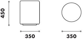 FIT INTERIORS Круглый пуф из ткани I-d sun-id-1448257 - Вид №2