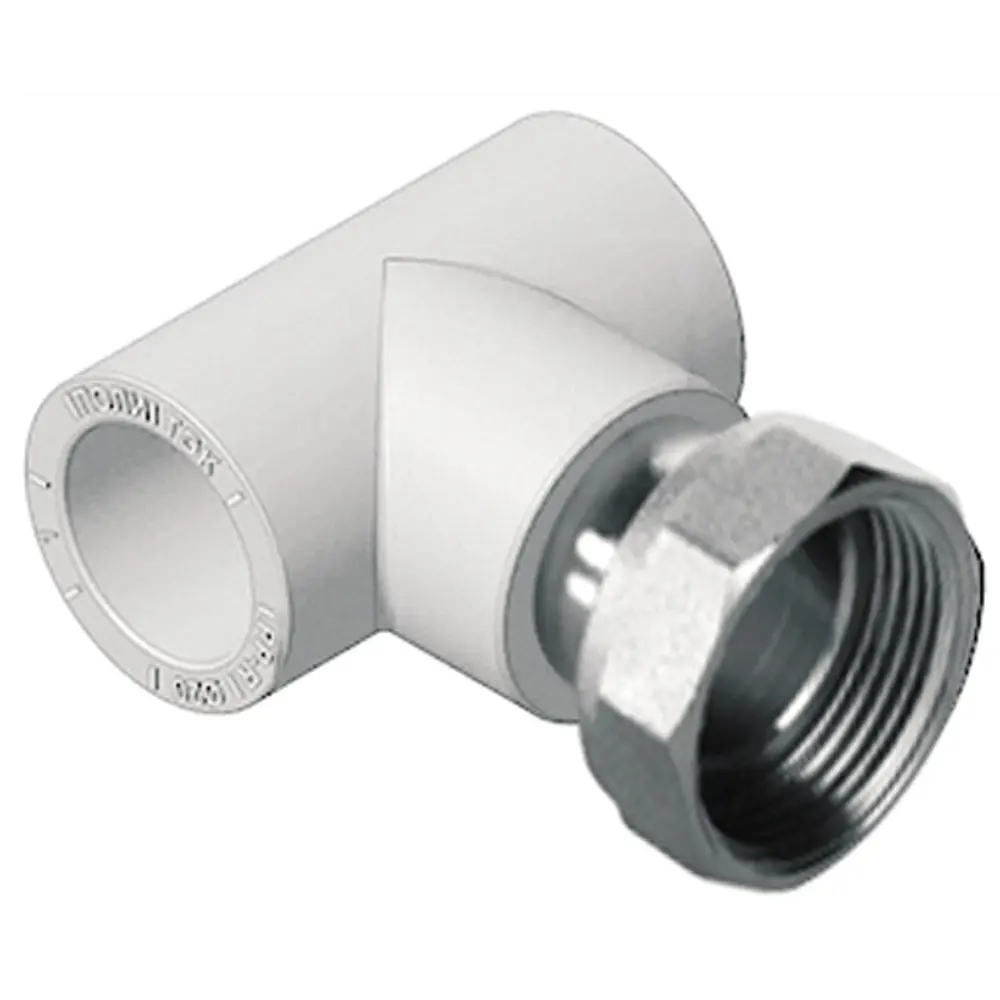 Тройник комбинированный Политэк 1"×32 мм для полипропиленовых труб 89422872 STLM-1565364