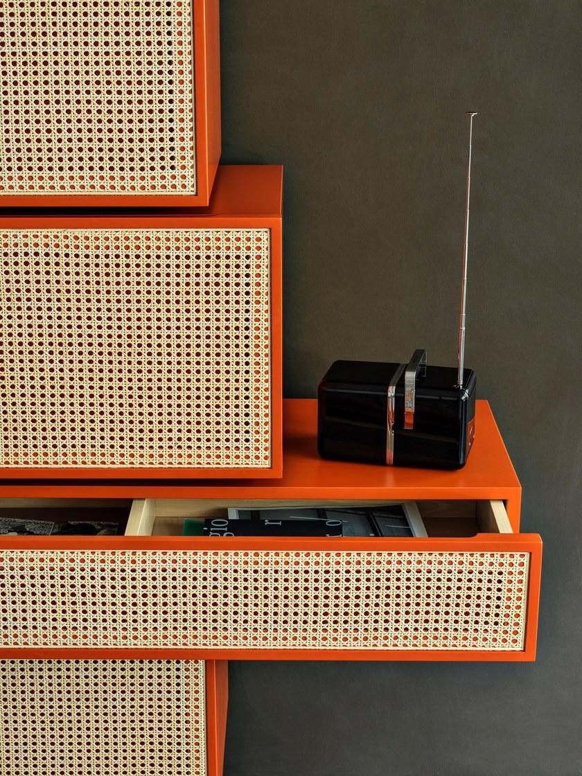 Wiener GTV Design Настенный шкаф для хранения вещей с откидными дверцами и ящиками Nyny sun-id-1386666 - Вид №7