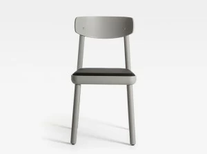 SIPA Стул из лакированного ясеня со встроенной подушкой Isa