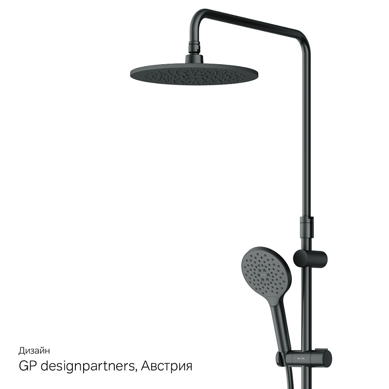 F0780222 душ.система: верхн.душ 220мм ручной душ 120 мм 3 функции душ.штанга 1030-1460 мм AM.PM Like - Вид №14