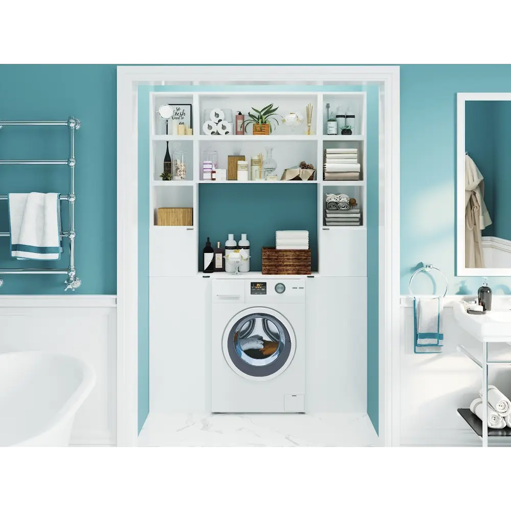 Каркас шкафа подвесного Sensea Смарт 20х30х25 см цвет белый STLM-2181859 - Вид №4