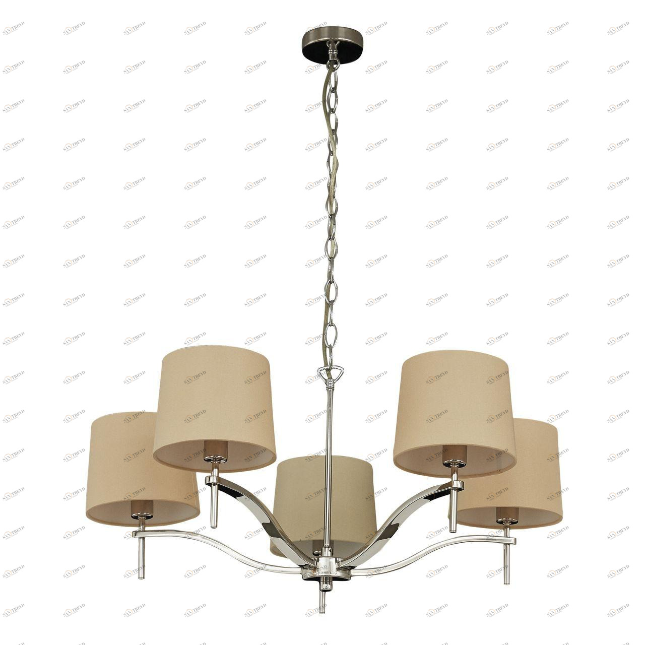 Подвесная люстра Divinare 1341/02 LM-5 DIVINARE ДИЗАЙНЕРСКИЕ 108093 Бежевый 