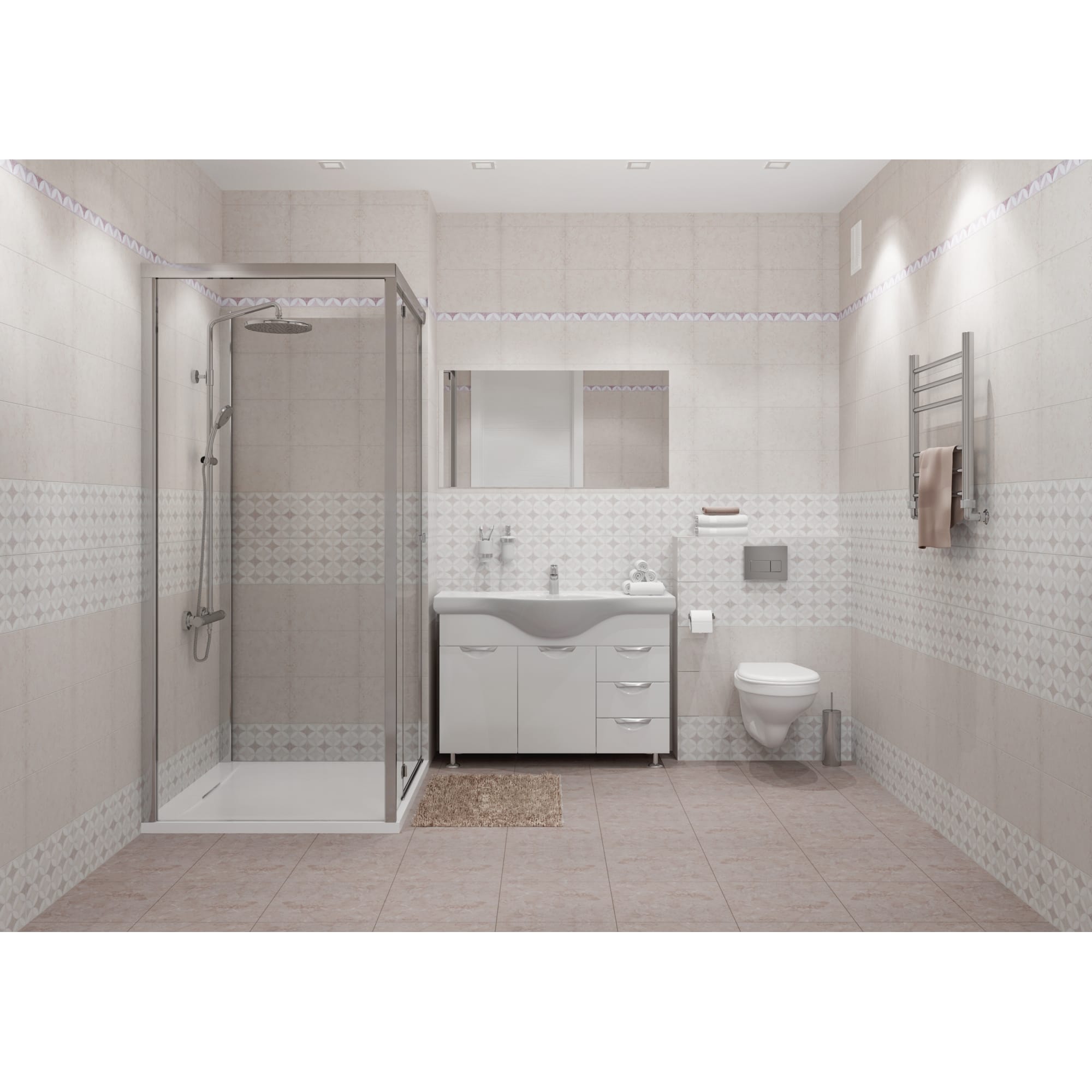 11880840 Зеркало 004 без полки 60 см Santreyd  - Вид №4