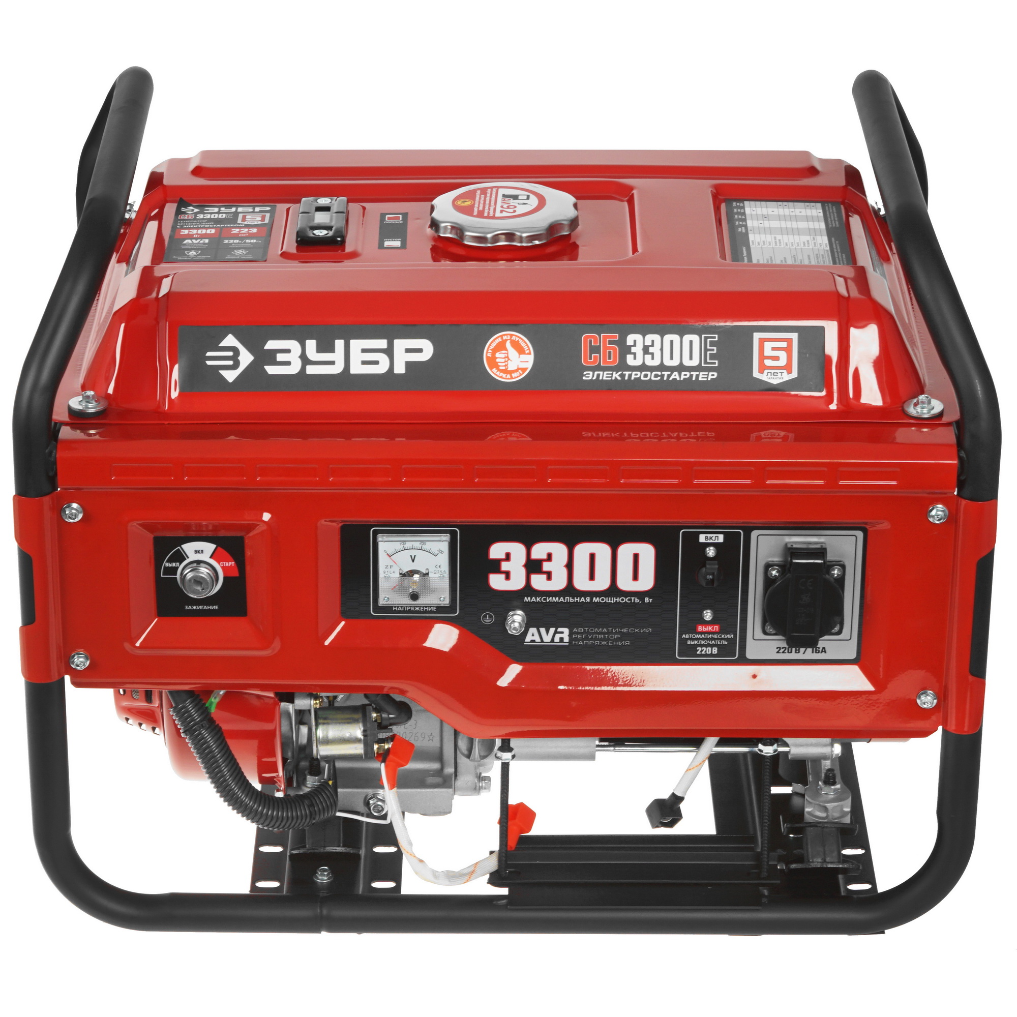 Электрогенератор   бензиновый Зубр СБ-3300Е 5307691 STDN-0117505 - Вид №2