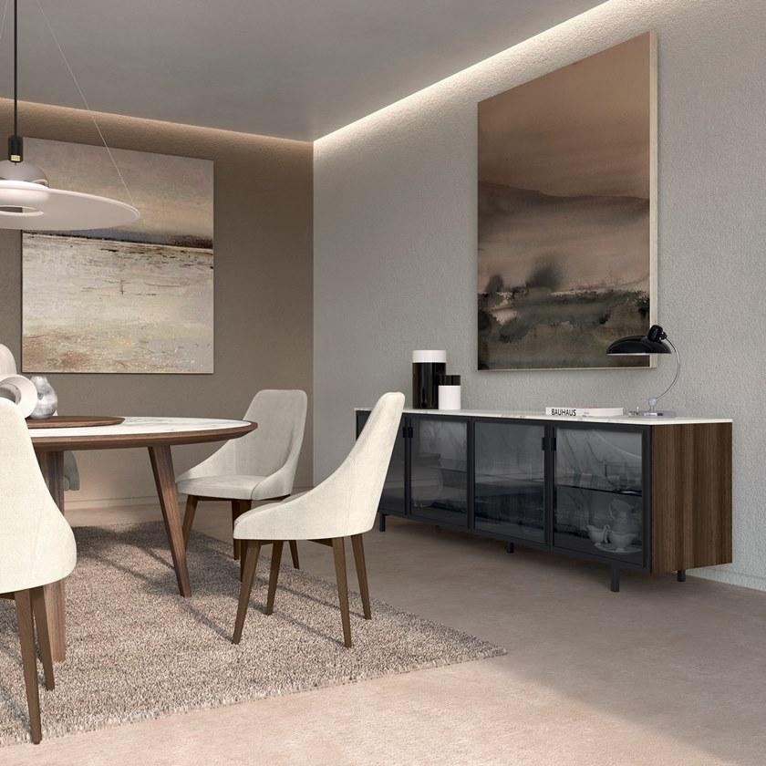 Febal Casa Круглый обеденный стол с ленивой сьюзан sun-id-1508833 - Вид №2