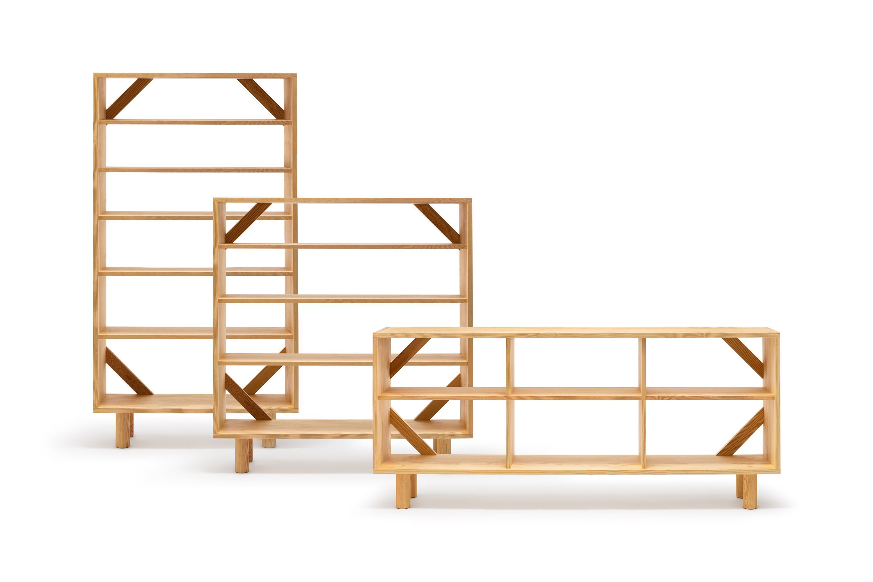 Двухсторонний книжный шкаф из сосны Established&Sons Crate Series ARCH-00142661 - Вид №3