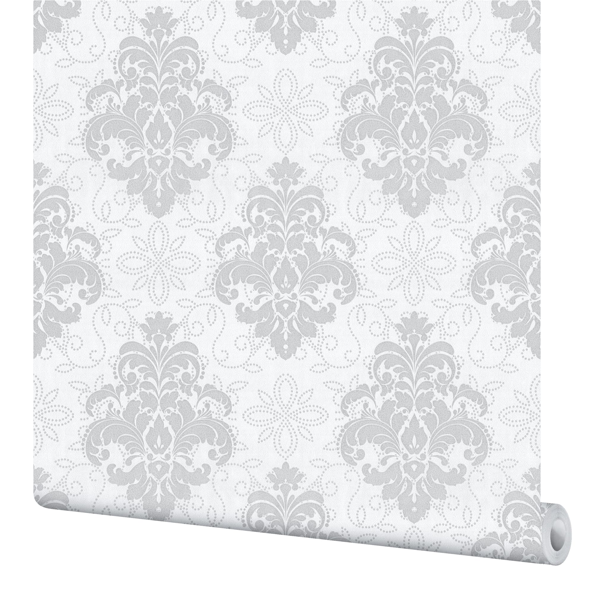 82399700 Обои флизелиновые серые 1.06 м 1116-21 Вензель Santreyd 