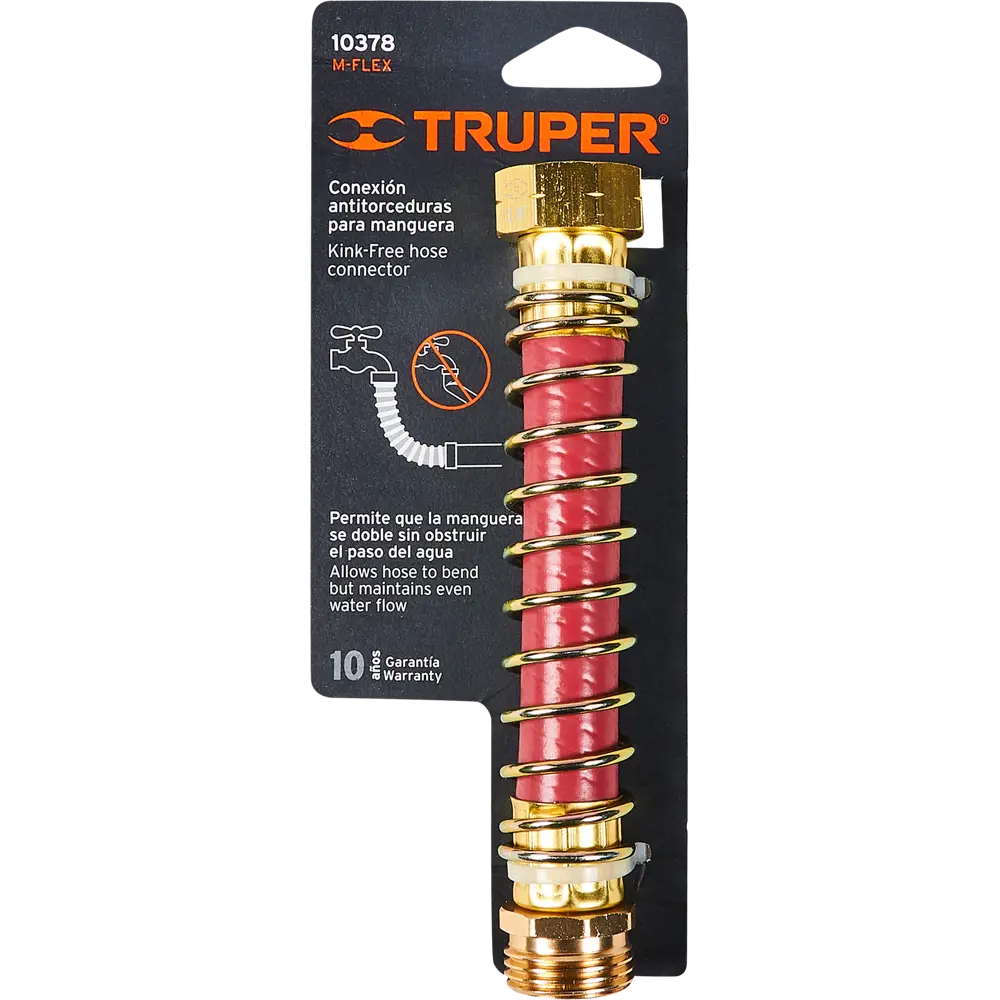 Пружинный штуцер Truper для защиты шланга 3/4"x3/4" 88538086 STLM-1584481 - Вид №3