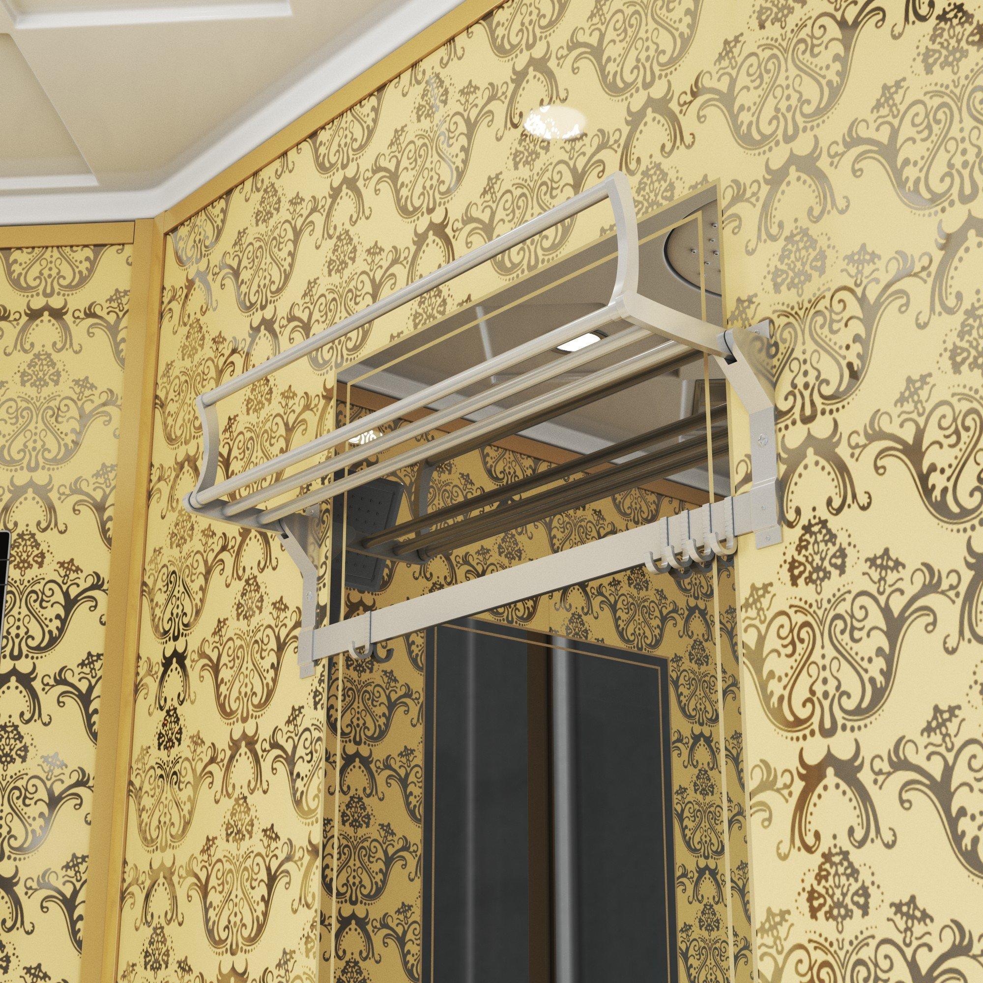 Душевая кабина NG-7717G (1000x1000х2150) низкий поддон стенки ЗОЛОТО Niagara Luxe - Вид №2