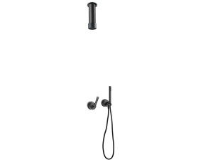 Душевая колонка из нержавеющей стали с ручным душем