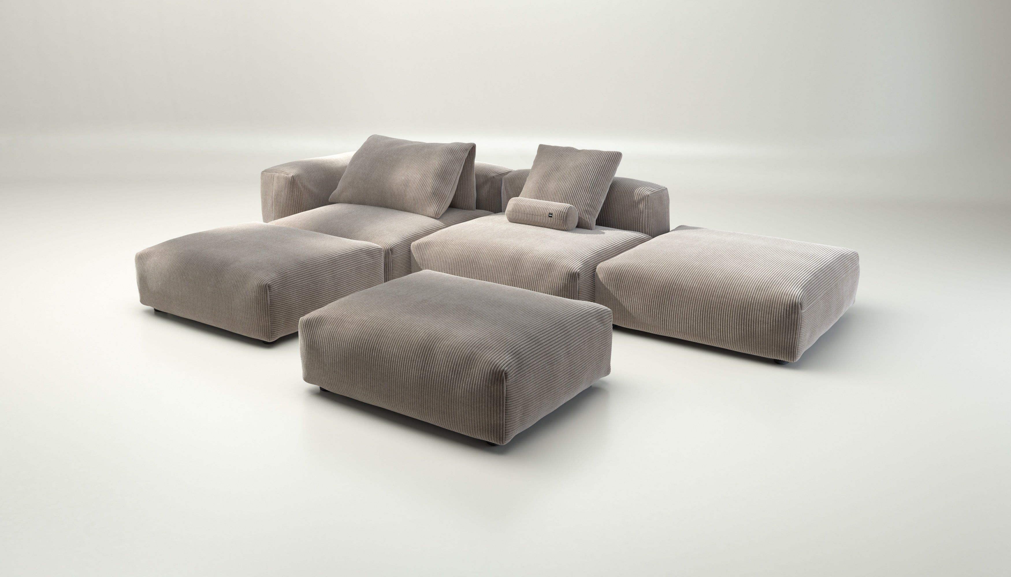 Модульный двухсторонний диван vetsak Cord Velour ARCH-00039756 - Вид №18