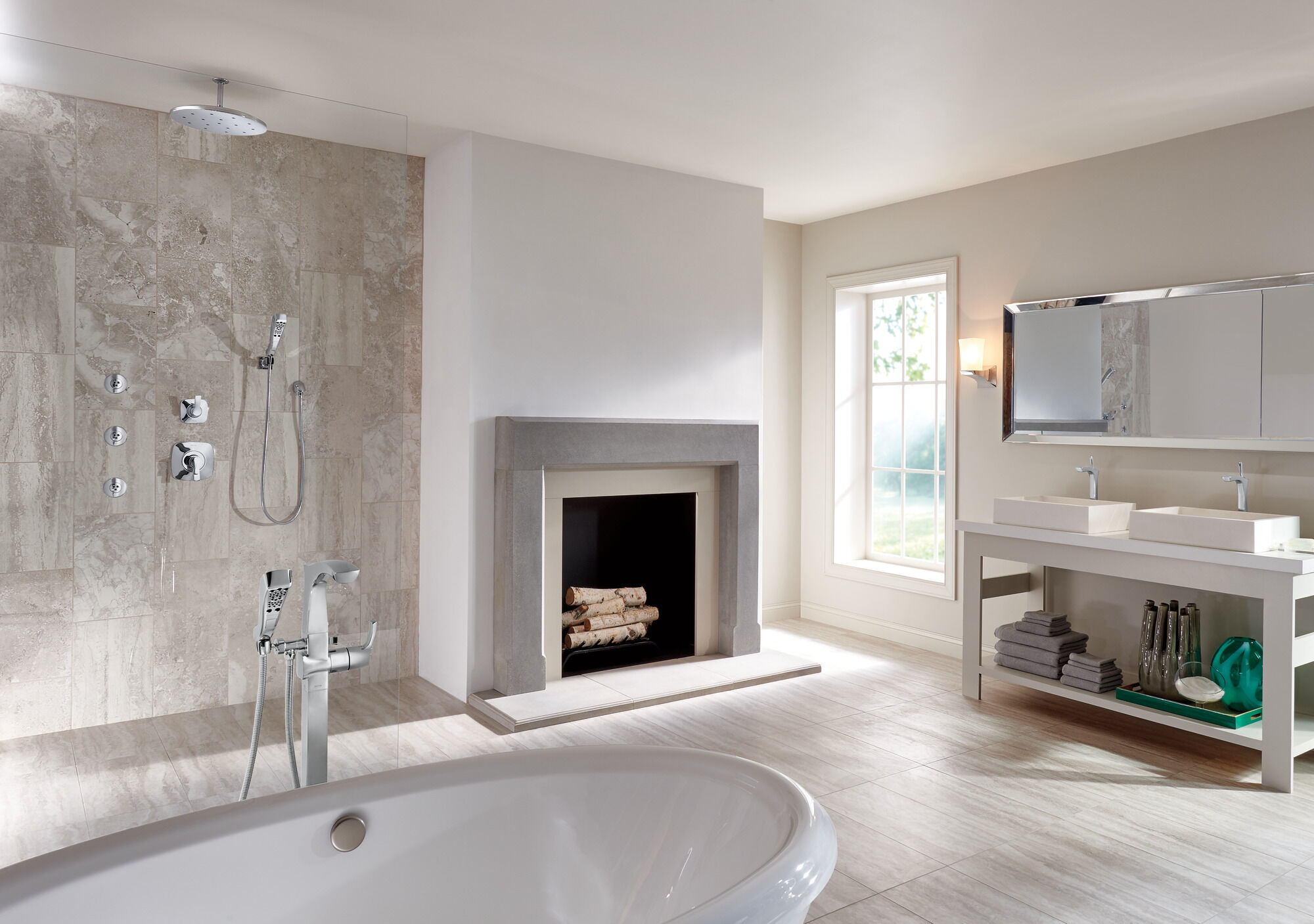 SH5002-CZ Спрей для тела HydraChoice® - бодрящая насадка H2Okinetic® Delta Faucet HydraChoice Body Spray System Шампанское бронза  - Вид №2